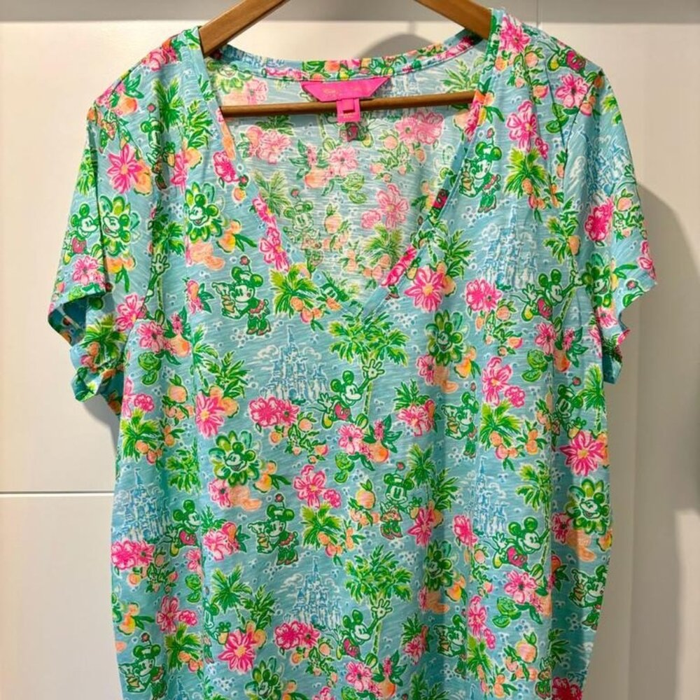 NEW LILLY PULITZER ETTA DISNEY TOP SIZES XS / S / M / L / XL / XXL - Picture 3 of 12